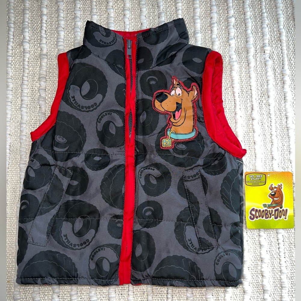 Scooby-Doo Puffer Vest Size 18 months